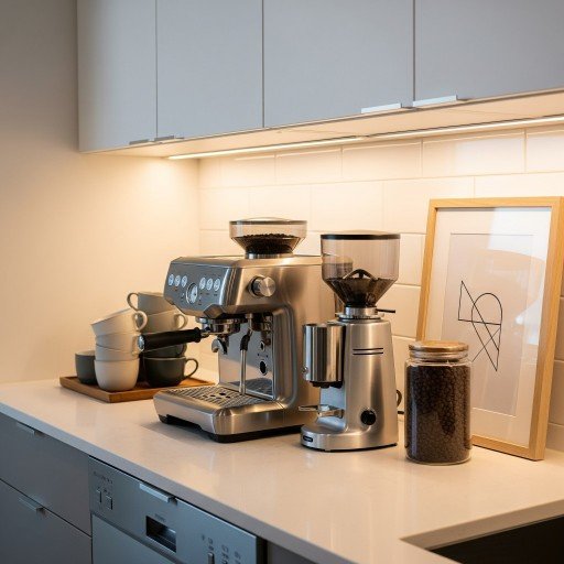 The Coffee Station. Smart kitchen tricks on how to do morning efficiency.