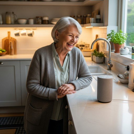 The Home Smart Devices that made my mom change her life at home A senior citizen is a fan of voice-enabled technology, and she is intermingling safety and play in her routine.