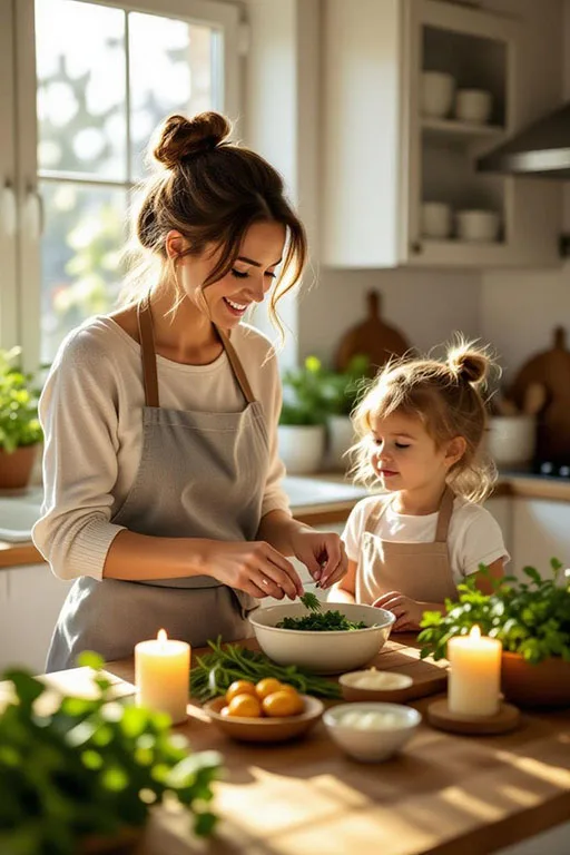 3. Hormita’s Role in Health, Spirituality Family preparing traditional food tied to health and spirituality.