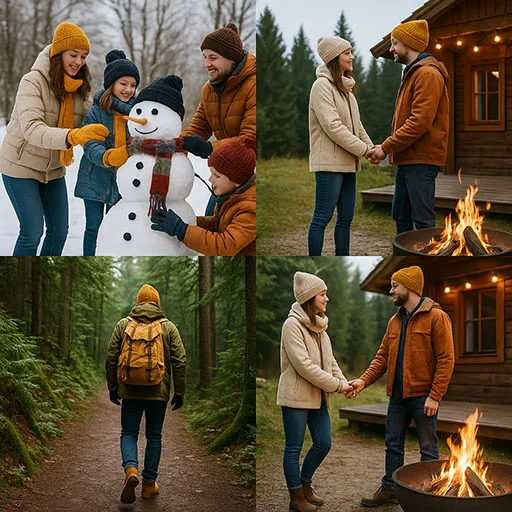 Family, couple, and solo traveler enjoying Big Bear experiences.