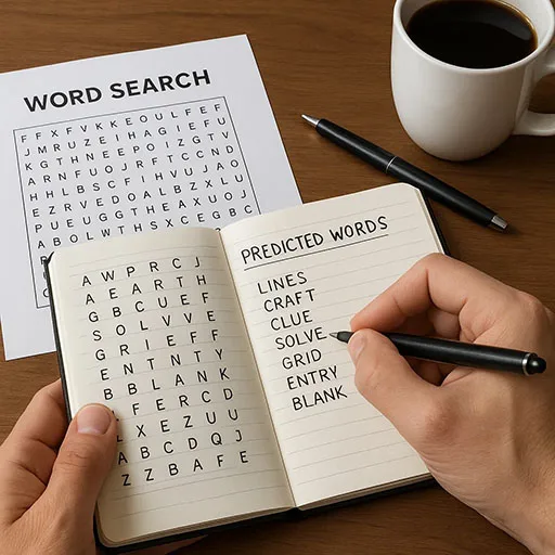 9. Special Cases — Solving Word Searches Without a Word List Solver creating word list while working on themed word search puzzle.